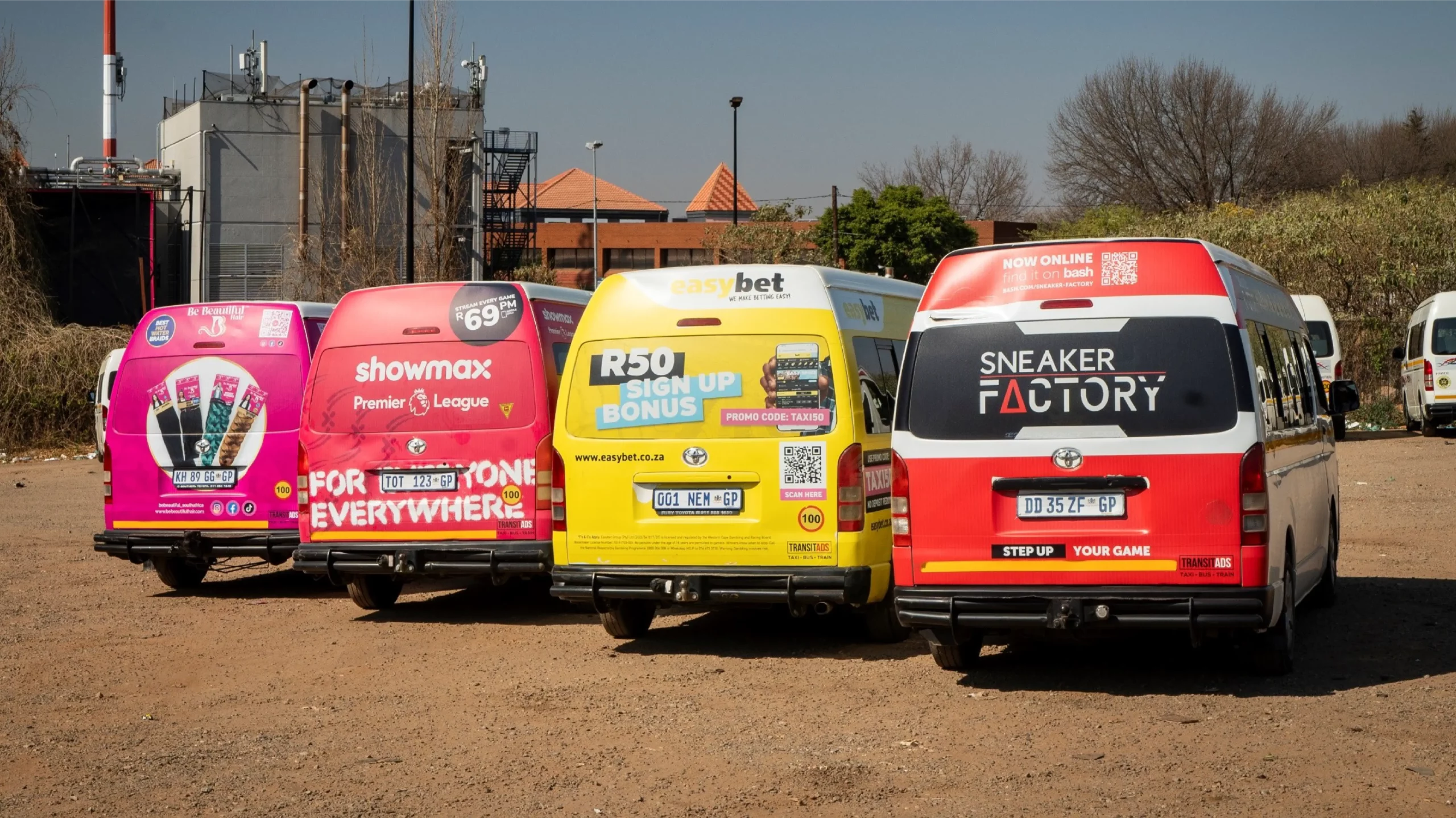 Taxi rank advertising